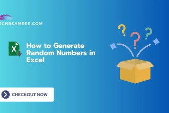 Generate Random Numbers in Excel Using Multiple Ways