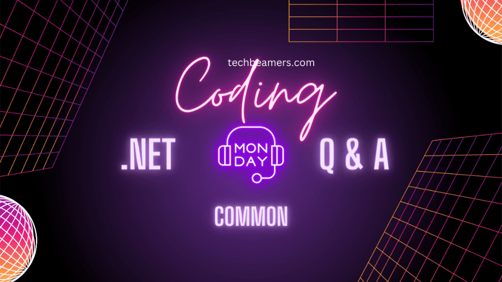 20 Common Net Coding Interview Questions Techbeamers
