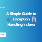 Java tutorial for beginners to learn exception handling.