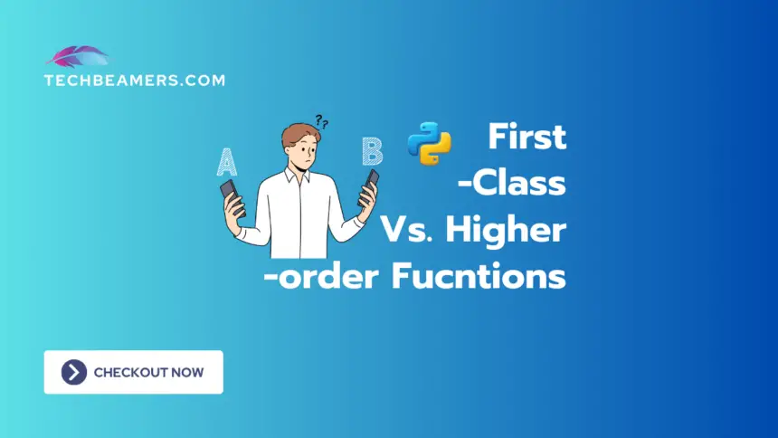 Difference Between First-Class and Higher-Order Functions