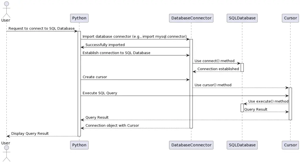 Python Complete Flow to Connect with SQL Database