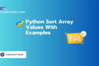 Python Sort Array Values With Examples