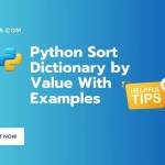 Python Sort Dictionary by Value With Examples