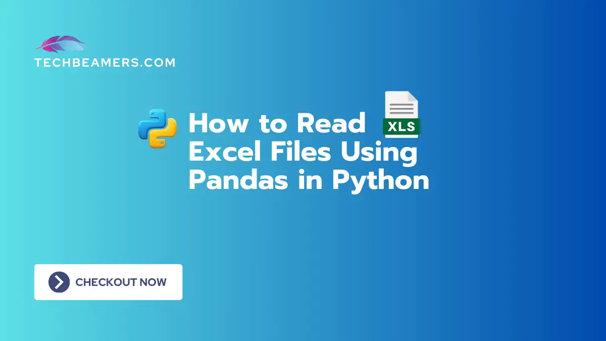 Read Excel Files Using Pandas In Python With Examples 5045