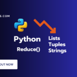 Reducing List, String, Tuple with Reduce() in Python