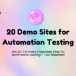Demo sites for automation testing practice