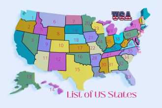 List of US states (All 50 United States states)