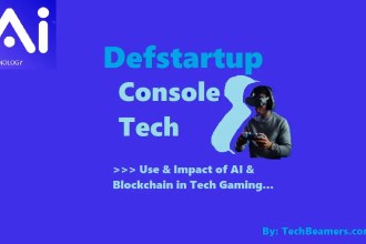 Defstartup Console Tech Changing Tech Gaming with AI & Blockchain