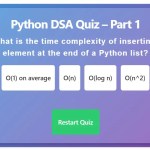 Python DSA Quiz - Part 1 | Core Data Structures & Algorithms MCQ