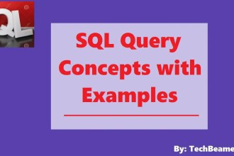 SQL Query Concepts with Examples - Cheat Sheet for All