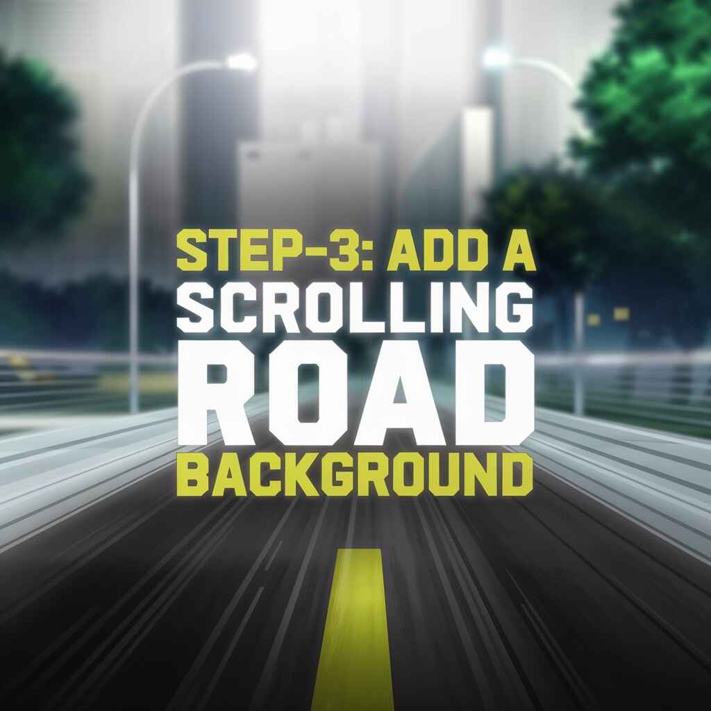 Add Scrolling Road in Game Using Python Code