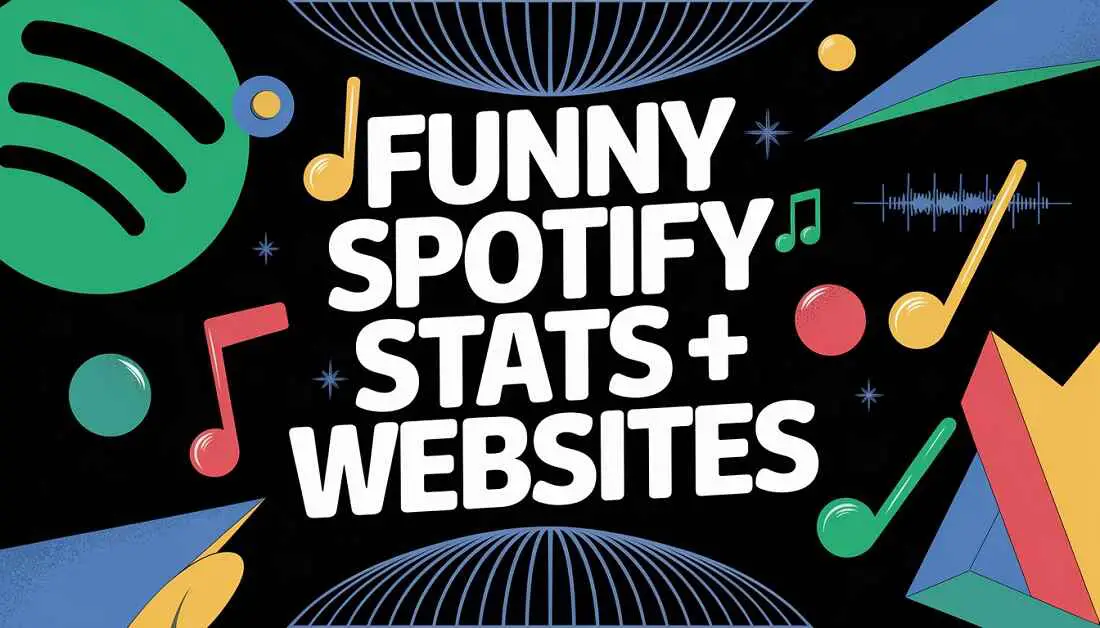 funny spotify stats and websites