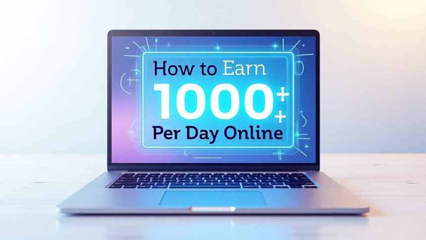 How to earn 1000 per day online in India