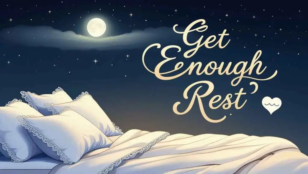 Get enough rest to improve focus and concentration