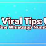 Tips to use online WhatsApp numbers safely