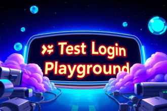 Test login playground for automation practice