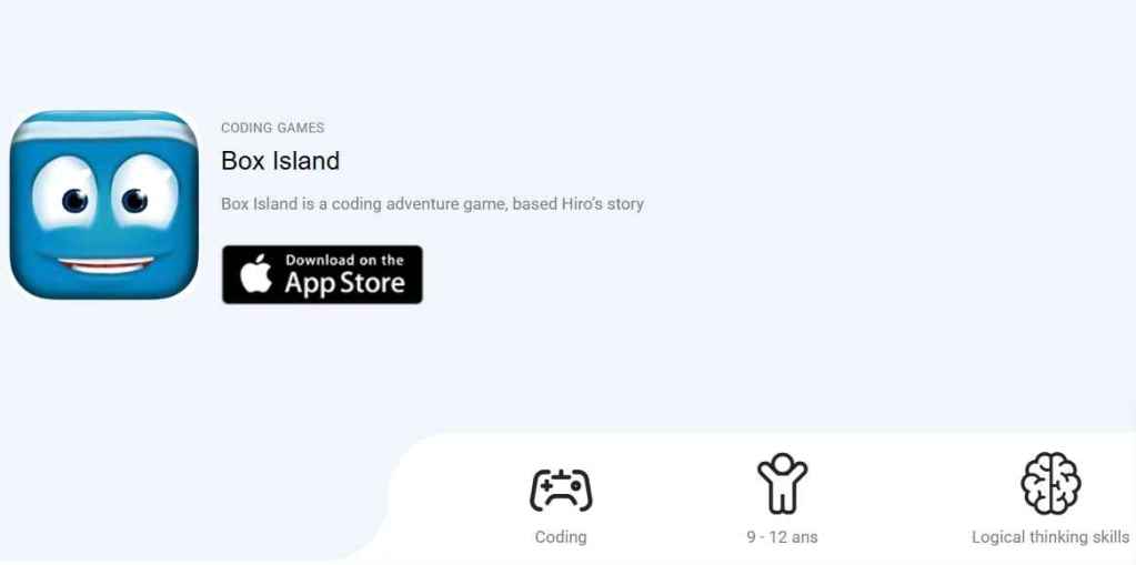 Box Island a coding adventure game for kids