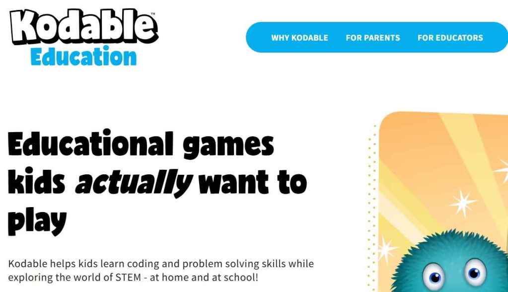 Kodable for kids to learn coding and problem solving