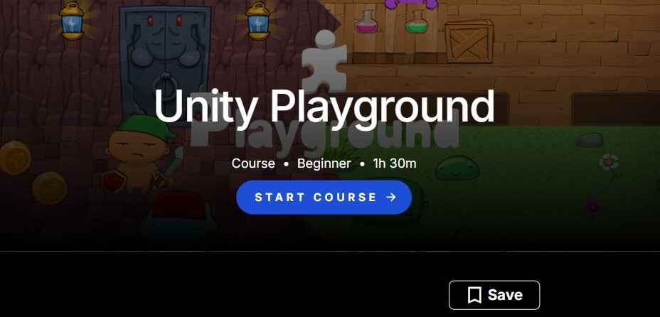 Unity Playground for teens to learn coding/ make games