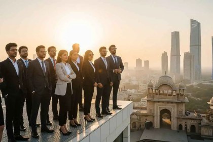 A diverse group of successful professionals representing the highest salary jobs in India