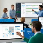 Modern IT team using bug marking tools and markup alternatives to streamline ticketing systems and reduce ticket chaos in a collaborative workspace.