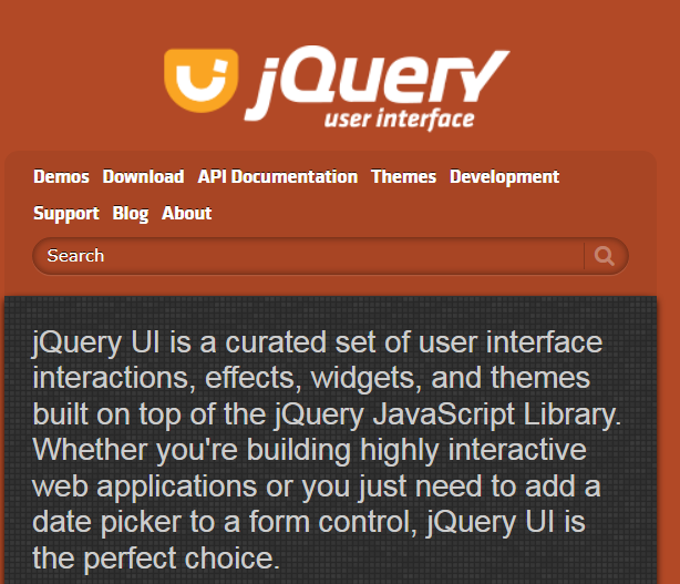 jQuery Ui Elements - An Automation Testing Website